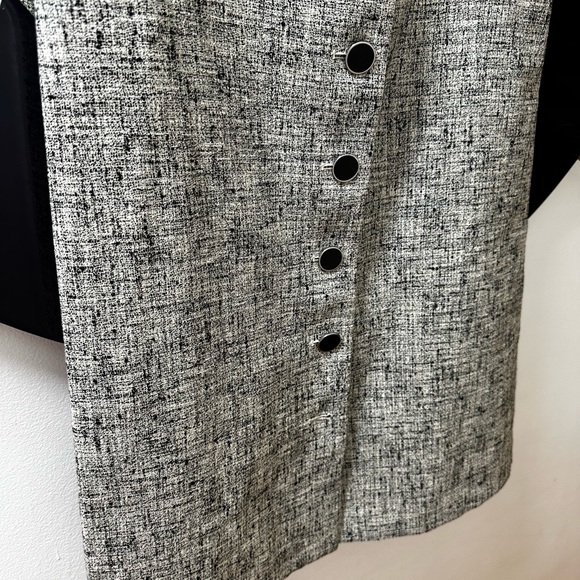 lafayette 148 new york LINEN-COTTON BOUCLÉ TWEED
BUTTONED DRESS size 6 - Picture 8 of 10